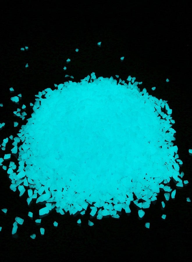 Shiny Stone Glow in The Dark Gravel, Fish Tank Aquarium Gravel Sand, Decorative Gravel Rocks,Aquarium Gravel Stones for Home and Fairy Garden Decoration,305g/0.67lbs (Blue, 3-5mm) - Image 4